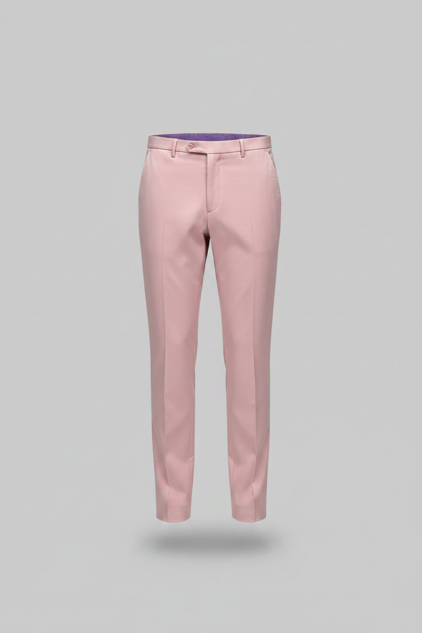 Dusty Pink Textured Knit Polo